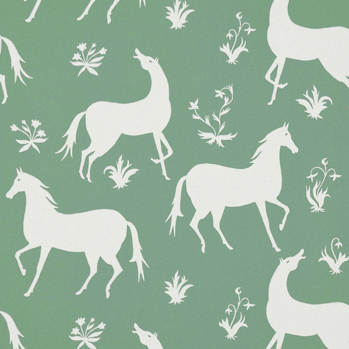 Pierre Frey behang Les Cavales Argile Verte FP776002