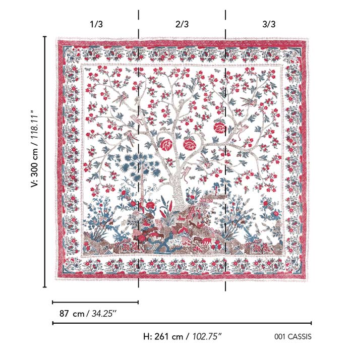 Pierre Frey behang Mezzaro Cassis BP351001