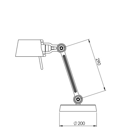 Tonone Bolt desk lamp - single arm - small (no. 5)
