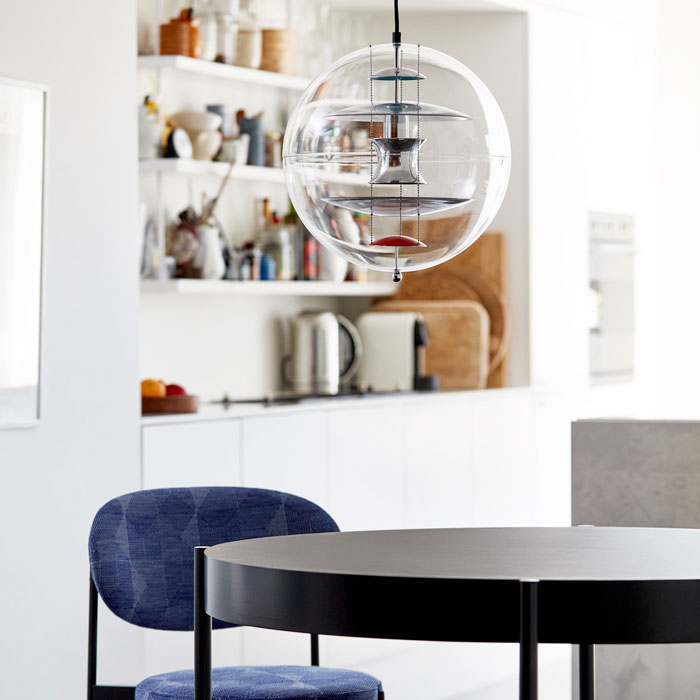 Verpan Globe coloured glass