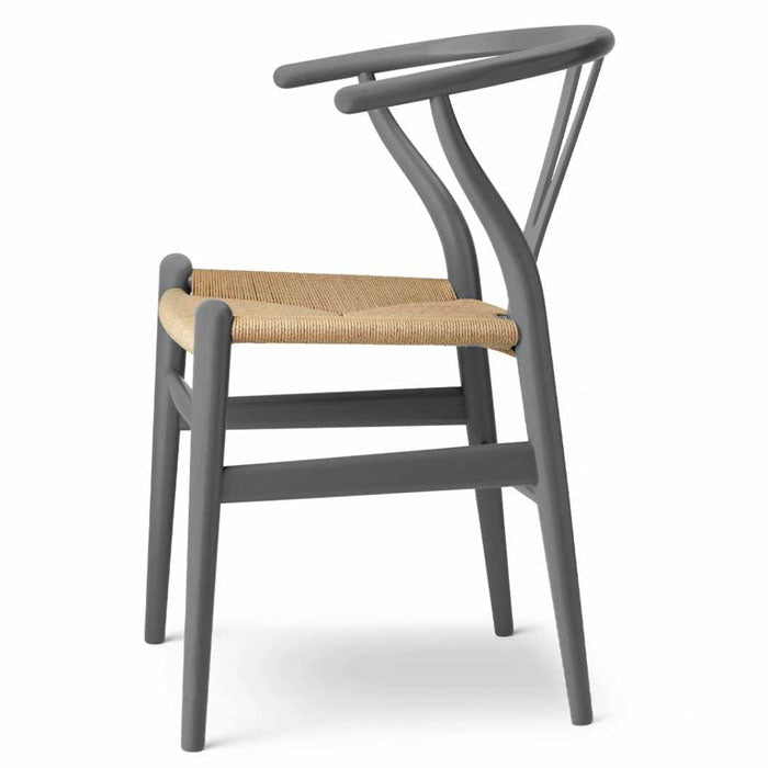 Carl Hansen & Son Wishbone Stoel CH24 Soft Edition Slate - By Ilse Crawford