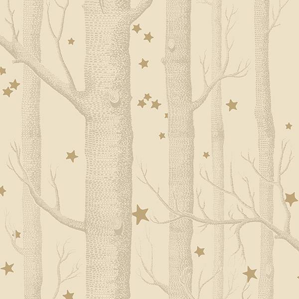 Cole and Son behang - Woods & stars gold taupe - 103/11049