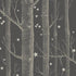 Cole and Son behang - Woods & stars charcoal - 103/11053