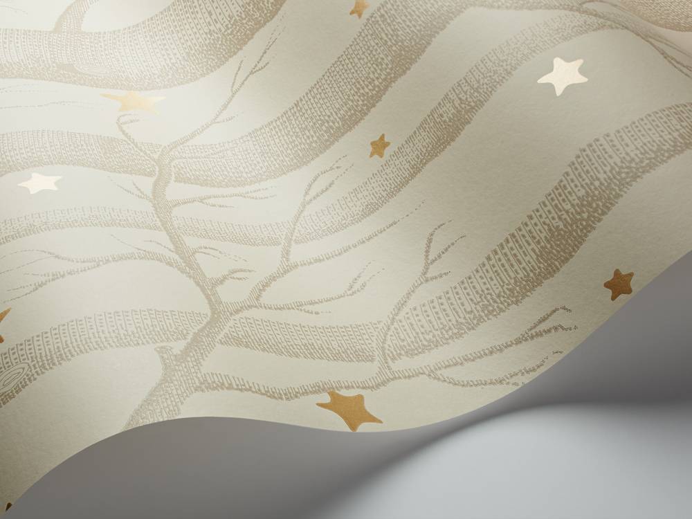 Cole and Son behang - Woods & stars gold taupe - 103/11049