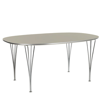 fritz-hansen-Super-elliptical-Table-Series_B616_613_Grey-Efeso_Chrome