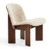 Hay Chisel lounge chair sheepskin