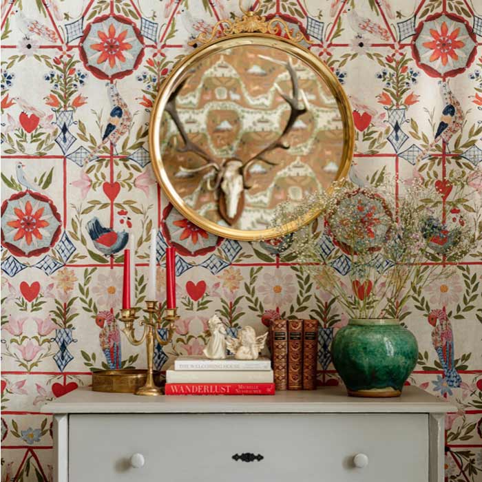 Mind the Gap behang the bird house Black WP20677