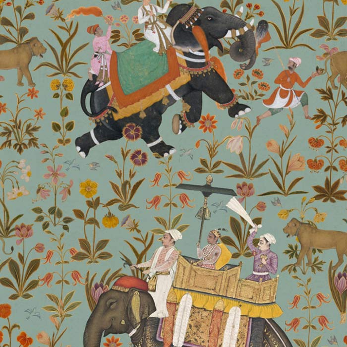 Mind the Gap behang Hindustan Aquamarine WP20257