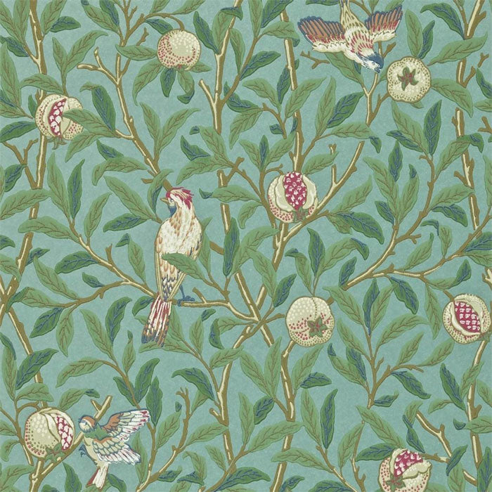 Morris and Co Bird Pomegranate 212538