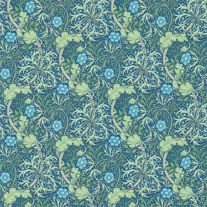 Morris and Co Seaweed Cobalt Thyme 214713