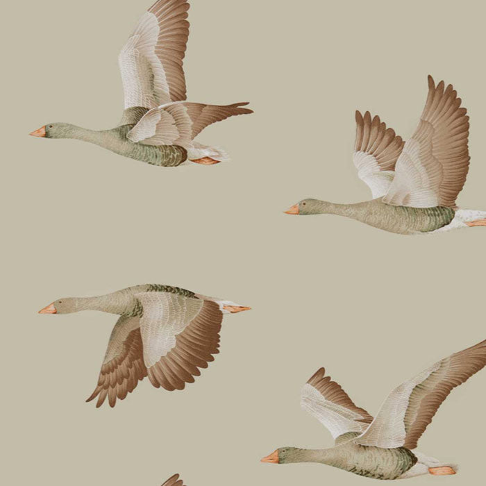 Sanderson Elysian Geese Briarwood 216609