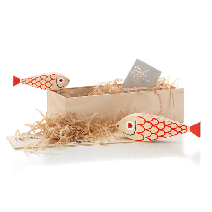 Vitra Wooden Dolls, Mother Fish & Child