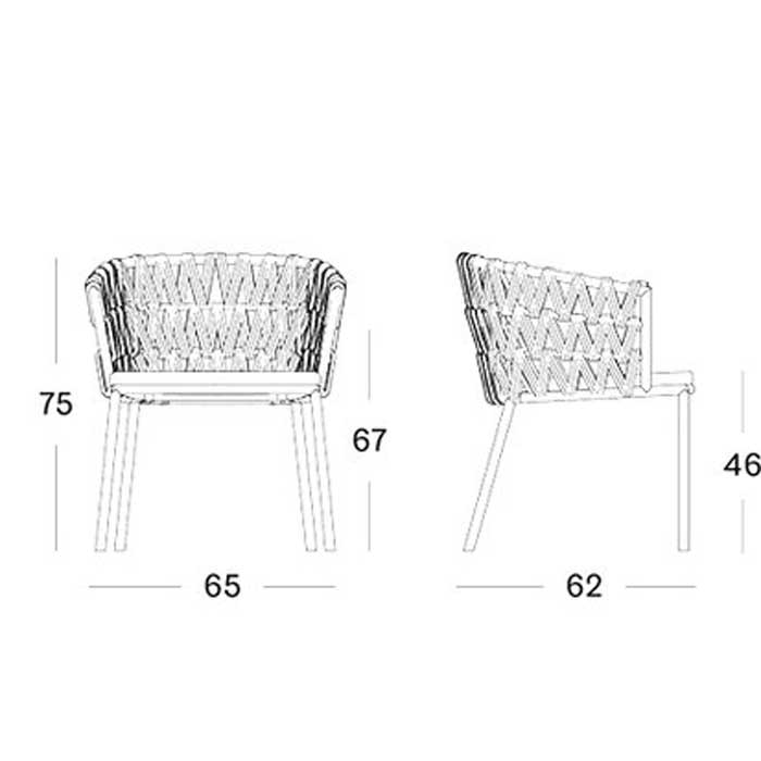 Vincent Sheppard Leo Dining Chair Outdoor
